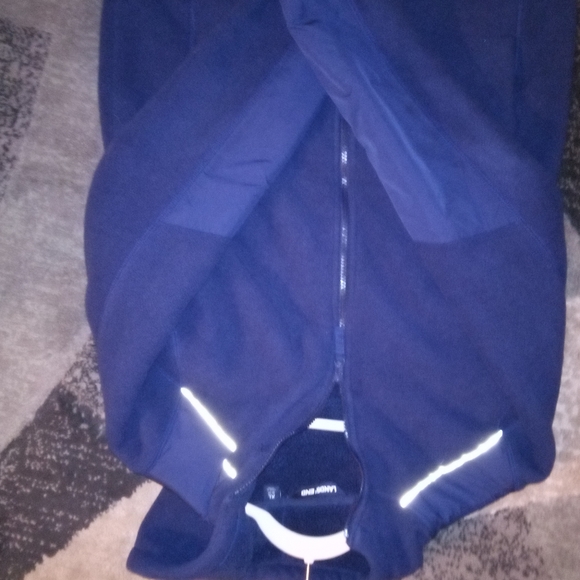 Lands End woman's size XL blue zip up hoodie - Picture 3 of 5